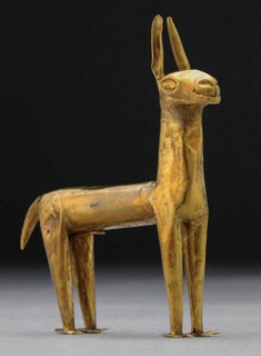 Inca gold llama, 1400-1550