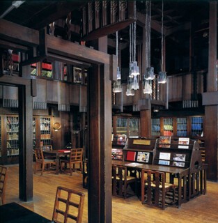 The library, Glasgow School of Art.