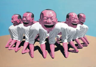 Yue Minjun, ‘Sheep Herd’ (£560,000);