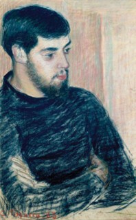 ‘Portrait of Lucien Pissarro’ (1883) by Camille Pissarro