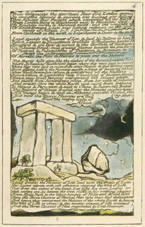 'From London Stone to Blackheath east...' A page from Blake's Milton.