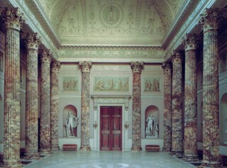The marble hall at Kedleston.