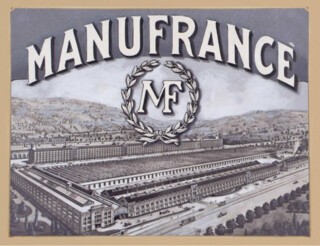 Early 20th-century poster illustrating Maison Empereur’s company history