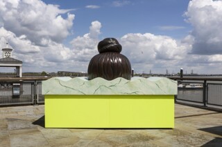 ‘The first thing I did was to kiss the ground’ by Jasleen Kaur, on the waterfront at Gravesend