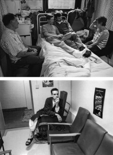 Patients at the Middlesex Hospital in London in 1993, photographed by Gideon Mendel