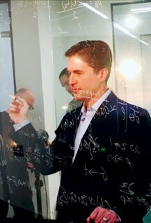 Craig Wright in the Oxford Circus office.