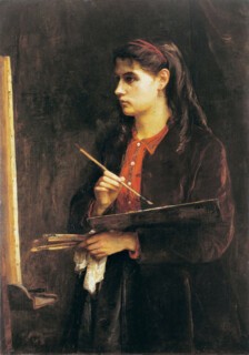 Edma Morisot’s portrait of Berthe (1865-68)