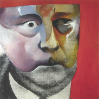 Richard Hamilton, ‘Hugh Gaitskell as a Monster in Filmland’ (1964)