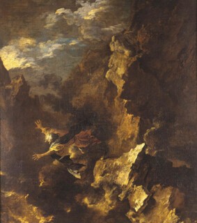 ‘The Death of Empedocles’ by Salvator Rosa