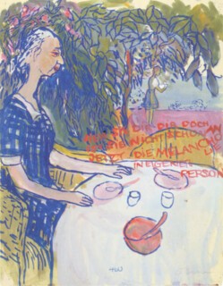 In the garden at L’Ermitage