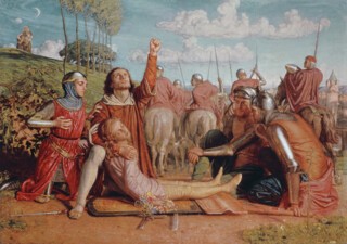 William Holman Hunt’s ‘Rienzi Vowing to Obtain Justice’ (1849).