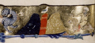 A Saracen shooting a seagull in Marino Sanudo’s Secreta fidelium Crucis, c.1321-24.