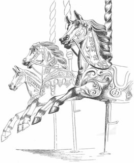 Fairground creatures from Barbara Jones’s ‘The Unsophisticated Arts’.