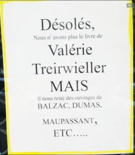 Seen in a bookshop window.