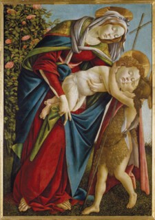 Sandro Botticelli, ‘Madonna and Child with the Young St John’, c.1500.