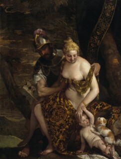 ‘Mars and Venus with Cupid and a Dog’ (1580) by Paolo Veronese.