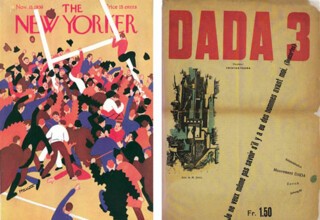 Covers of The New Yorker and Dada 3