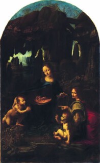 ‘Virgin of the Rocks’ by Leonardo da Vinci, Louvre version