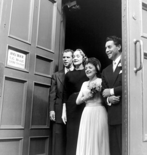 The wedding of Edith Piaf and Jacques Pills, 20 September 1952