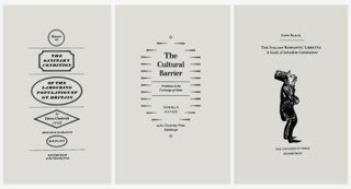 Three title pages designed by George Mackie