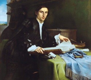 ‘Portrait of a Man with a Lizard’ (c.1532)