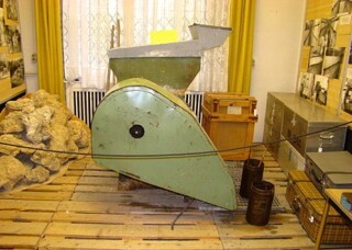A paper shredder at the Stasi Museum in Leipzig.