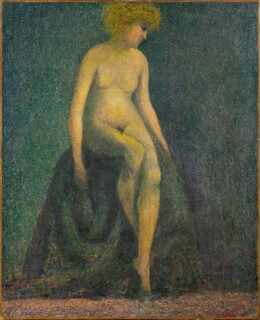 A forgery in the manner of Georges Seurat (c.1890-1920)
