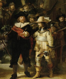 A detail from ‘The Night Watch’ by Rembrandt (1642).