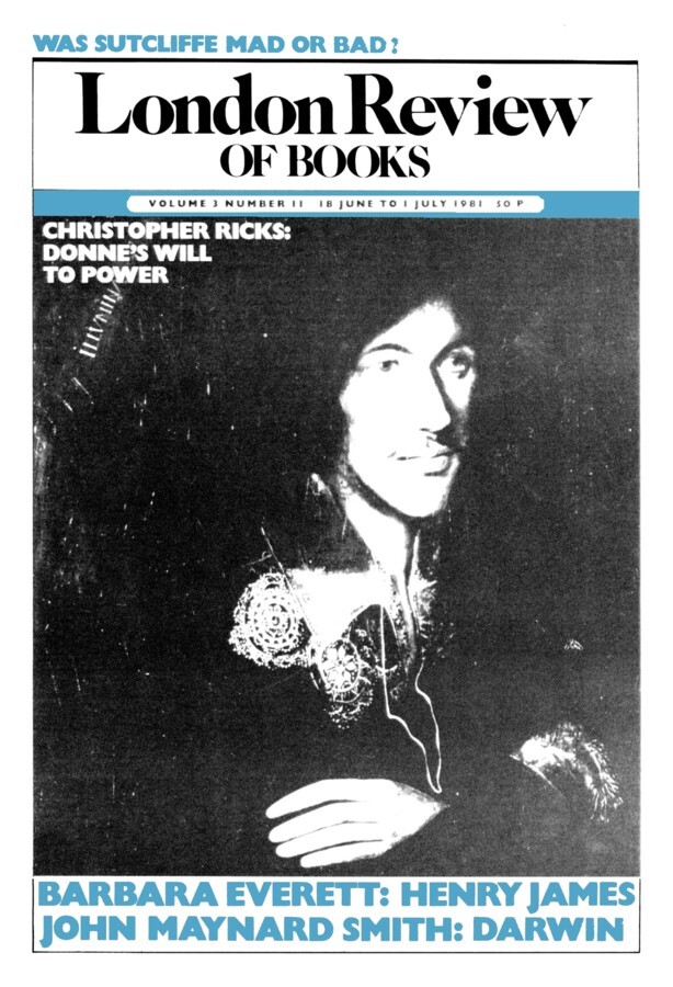 Christopher Ricks Hd Christopher Ricks · Donne’s Will to Power