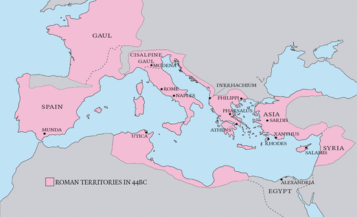 Map of the Roman Empire