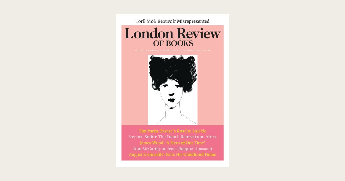 Toril Moi The Adulteress Wife Beauvoir Misrepresented Lrb 11 February 10
